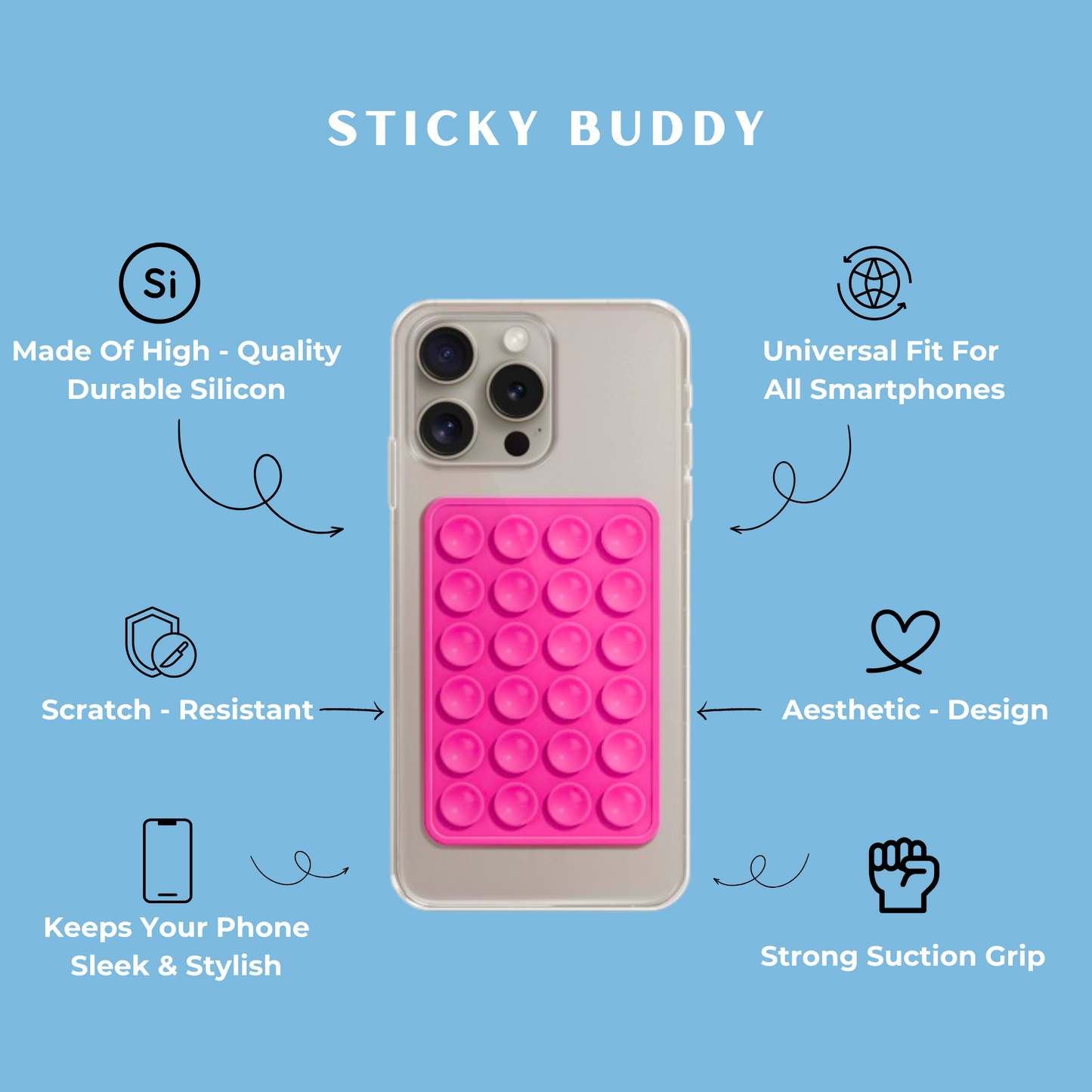 Sticky Buddy Phone Case